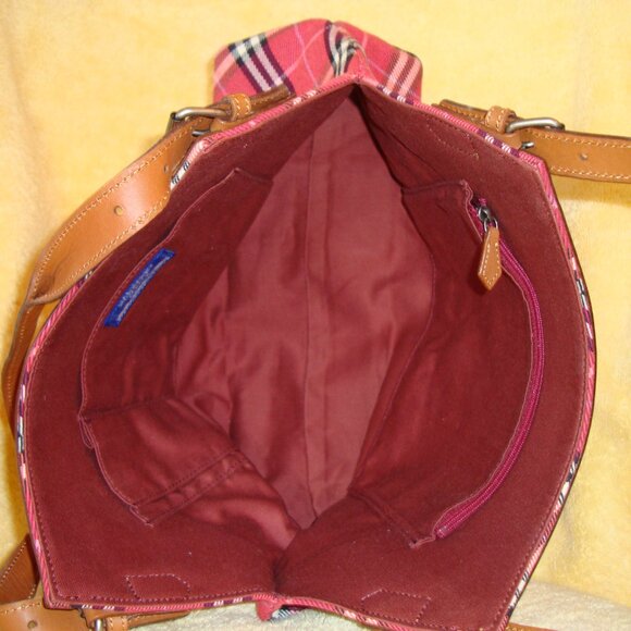 BURBERRY Blue Label Nova Check Tote Canvas NEVER USED CONDITION! - Picture 9 of 12